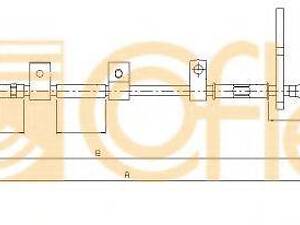 Трос ручника COFLE 175064 на SUZUKI SWIFT III (MZ, EZ)