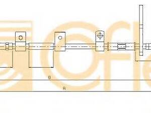 Трос ручника COFLE 175065 на SUZUKI SWIFT III (MZ, EZ)