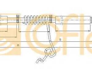 Трос ручника COFLE 115679 на FORD TRANSIT автобус