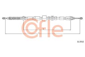 Трос ручника FORD MONDEO (BWY) 2000-2007 г.