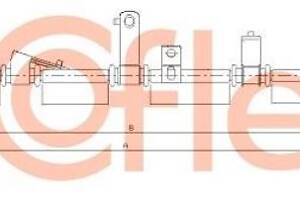 Трос ручного тормоза HYUNDAI SANTA FE (CM) 2005-2015 г.
