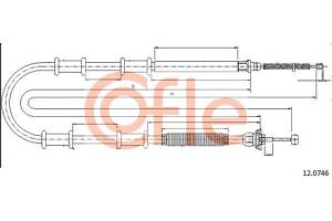 Трос ручника OPEL COMBO (X12) / FIAT DOBLO (263_) 2009- г.