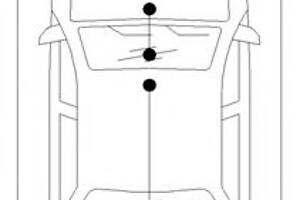 Трос ручного тормоза правый DB W123 76-85