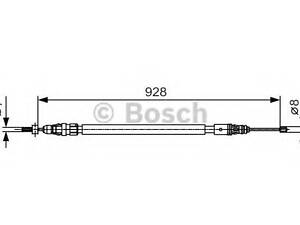 Трос ручного тормоза BOSCH 1987482000 на CITROËN C4 Picasso I (UD_)