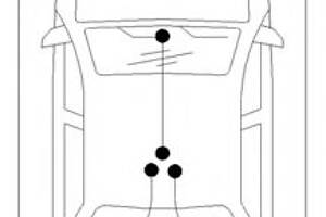Трос ручного гальма зад. Л/П (1730/1208mm) (коротка база) Renault Master 2010-
