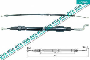 Трос ручного тормоза левый/правый R16 ( задний ) L953/720 RM4206 VW/ВОЛЬКС ВАГЕН TRANSPORTER IV 1990-2003/ТРАНСП