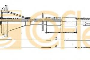 Трос спидометра Fiat Ducato 94-01 (с накруткой) L-1530mm