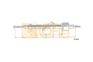 Трос сцепления 102441
