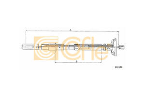 Трос сцепления 10340