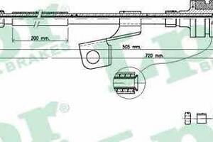 Трос сцепления C0118C