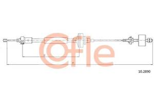 Трос сцепления DACIA SANDERO / DACIA LOGAN (LS_) / RENAULT LOGAN (LS_) 2004-2013 г.