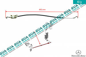 Трос замка передней правой / левой двери ( открывания ) A2107600004 Mercedes / МЕРСЕДЕС E-CLASS 1995- / Е-КЛАСС