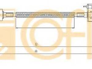 Трос зчеплення COFLE 102451 на FORD TRANSIT автобус (FD_ _, FB_ _, FS_ _, FZ_ _, FC_ _)