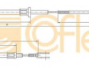 Трос зчеплення COFLE 17029 на IVECO DAILY I c бортовой платформой/ходовая часть