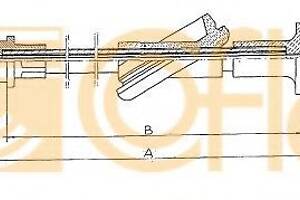 Трос зчеплення Ford Tranzit 1.6-2.0