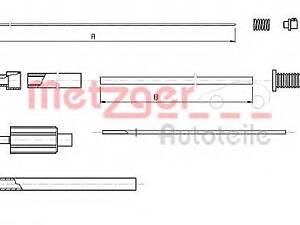 Тросик газа METZGER 101179 на CITROËN XM (Y3)