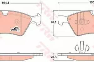 Тросик тормозной на Transit, Transit Tourneo