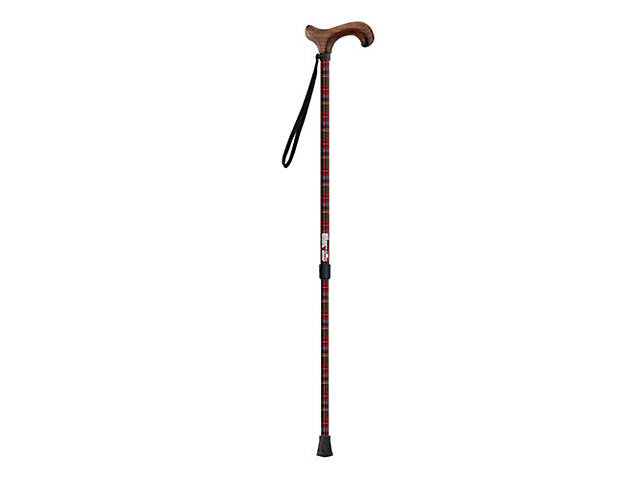 Трость телескопическая MQ Perfect Maniquick MQ556 Scozzese – Manico Derbi Legno 55-94 см Комбинированный - Фото 1