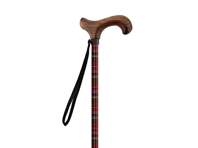 Трость телескопическая MQ Perfect Maniquick MQ556 Scozzese – Manico Derbi Legno 55-94 см Комбинированный - Фото 3