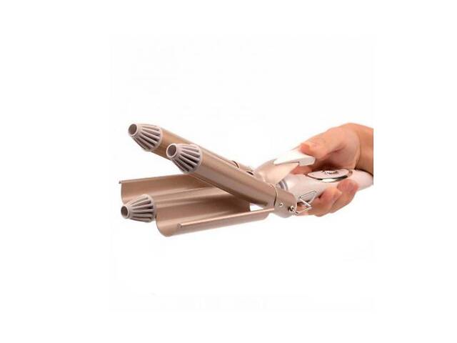 Потрійна плойка Gemei GM-1988 - Фото 2