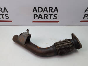 Труба приемная (штаны) глушителя передняя левая (Надорвана сетка) для Audi Q7 2017-2019 (4M) (4M0253300N)