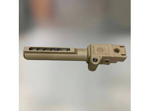 Труба складана для прикладу АК, DLG TACTICAL (DLG-147-beige), Mil Spec Койот, трубний складаний адаптер