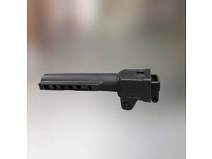 Труба складана для приклада АКСУ DLG Tactical (DLG-157-black), Чорна, АК-74М і АК-104 Mil-Spec, адаптер приклада складаний