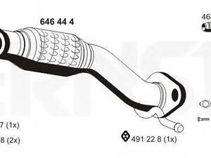 Труба выхлопного газа HYUNDAI 286102H000 на HYUNDAI i30 CW (FD)