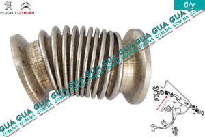 Трубка ( патрубок ) радиатора / охладителя рециркуляции ОГ ( системы EGR / ЕГР ) 1628KA Citroen / СИТРОЭН BERLINGO (M49)