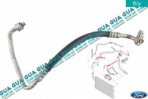 Трубка / патрубок кондиционера ( шланг от компрессора к радиатору ) 1741890 Ford / ФОРД C-MAX 2003-2007 / ФОКУС С-МАКС, 