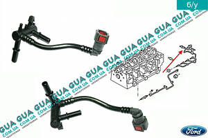 Трубка / тройник топливной системы ( SIEMENS ) 4M5Q9K022AE Ford / ФОРД CONNECT 2002-2013 / КОННЕКТ 02-13, Ford / ФОРД C-