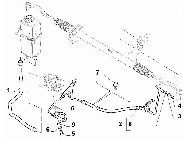 Трубка ГУ високого тиску 3.0MJET PEUGEOT BOXER 2006-2014 1358680080, 1365355080