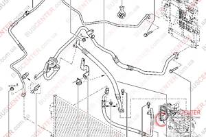 Трубка кондиционера (от радиатора к компрессору). OE: 924400001R;