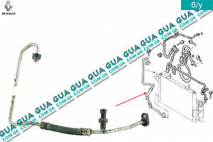 Трубка кондиционера без датчика 8200373882 Renault / РЕНО KANGOO 1997-2007 / КАНГУ 97-07, Renault / РЕНО CLIO II / КЛИО