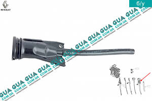 Трубка масляного щупа / маслозаливная горловина 8200722806 Renault / РЕНО KANGOO 2009- / КАНГУ 09-, Renault / РЕНО CLIO I