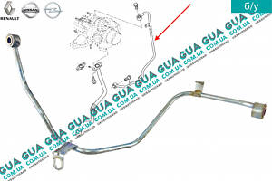 Трубка подачи масла в турбину 8200680655 Nissan / НИССАН PRIMASTAR 2000- / ПРИМАСТАР 00-, Opel / ОПЕЛЬ VIVARO 2000- 2014