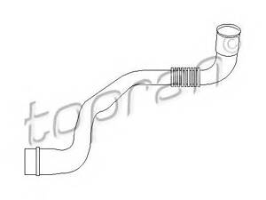 трубка воздушная TOPRAN 110333 на AUDI A3 (8L1)