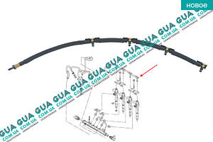 Трубка топливная обратки ( возвратка ) шланг форсунок 10- 11301578801 Audi / АУДИ A1 2011-, Audi / АУДИ TT 2006-, VW / В