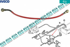 Трубка топливной системы ( от фильтра к ТНВД ) 93811336 Iveco / ИВЕКО DAILY I 1978-1989 / ДЭЙЛИ Е1 78-89, Iveco / ИВЕКО