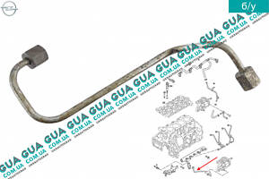 Трубка топливной системы ( от рейки к ТНВД ) 5821507 Opel / ОПЕЛЬ COMBO 2001-2012 / КОМБО 01-12, Opel / ОПЕЛЬ CORSA C 20