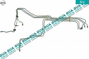 Трубка тормозной системы от главного тормозного цилиндра к АБС/ABS ( комплект ) ?46282BN000 Nissan / НИССАН ALMERA N16 /