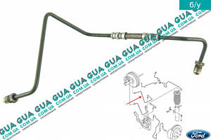 Трубка тормозной системы от главного тормозного цилиндра к АБС/ABS ( шланг ) 1S712M020AB Ford / ФОРД MONDEO III 2001-200