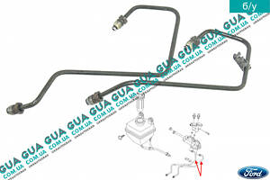 Трубка тормозной системы от главного тормозного цилиндра к АБС/ABS ( шланг ) 2шт ?98AB2C310AD Ford / ФОРД FOCUS I 1998-2