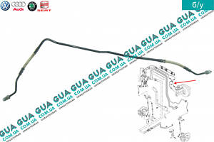 Трубка тормозной системы от главного тормозного цилиндра к АБС/ABS 1T1614739D VW / ВОЛЬКС ВАГЕН CADDY III 2004- / КАДДИ