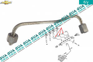 Трубка цилиндра 1 / 2 / 4 топливной системы ТНВД ( от форсунки к рейке ) 96440401 Chevrolet / ШЕВРОЛЕТ Lacetti 2004-2013