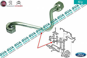 Трубка цилиндра 3 топливной системы ( форсунки / рейки ) 9659296280 Citroen / СИТРОЭН JUMPER III 2006- / ДЖАМПЕР 3, Peug
