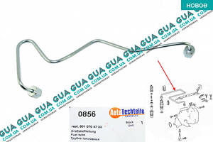 Трубка циліндра 3 паливної системи (від форсунки до ТНВД) 1000856 Mercedes/МЕРСЕДЕС SPRINTER 1995-2000/СПРИНТЕР 95-