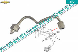 Трубка циліндра 3 паливної системи ТНВД (від форсунки до рейки) 96440080 Chevrolet/ШЕВРОЛІТ Lacetti 2004-2013, Chevro