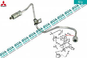 Трубка циліндра 4 паливної системи (від форсунки до рейки) 1428A116 Mitsubishi/МИТСУБИСИ PAJERO IV 2006-/ПАДЖЕРО 4