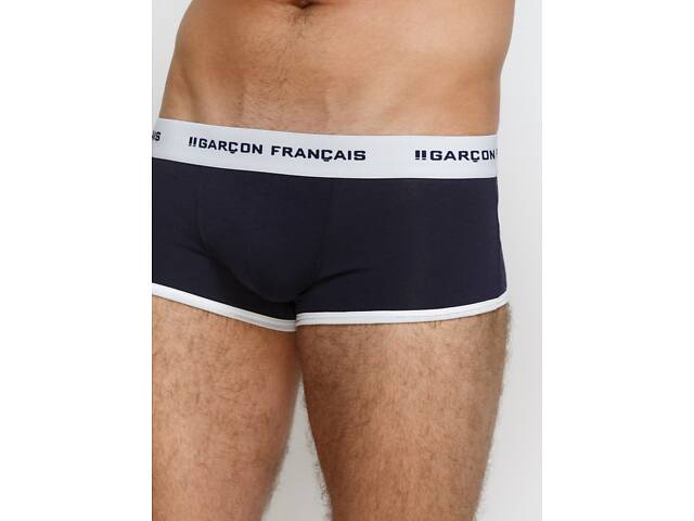 Труси боксери Garcon Francais Shorty12 XXL Bleu Marine (3701195801041) - Фото 1